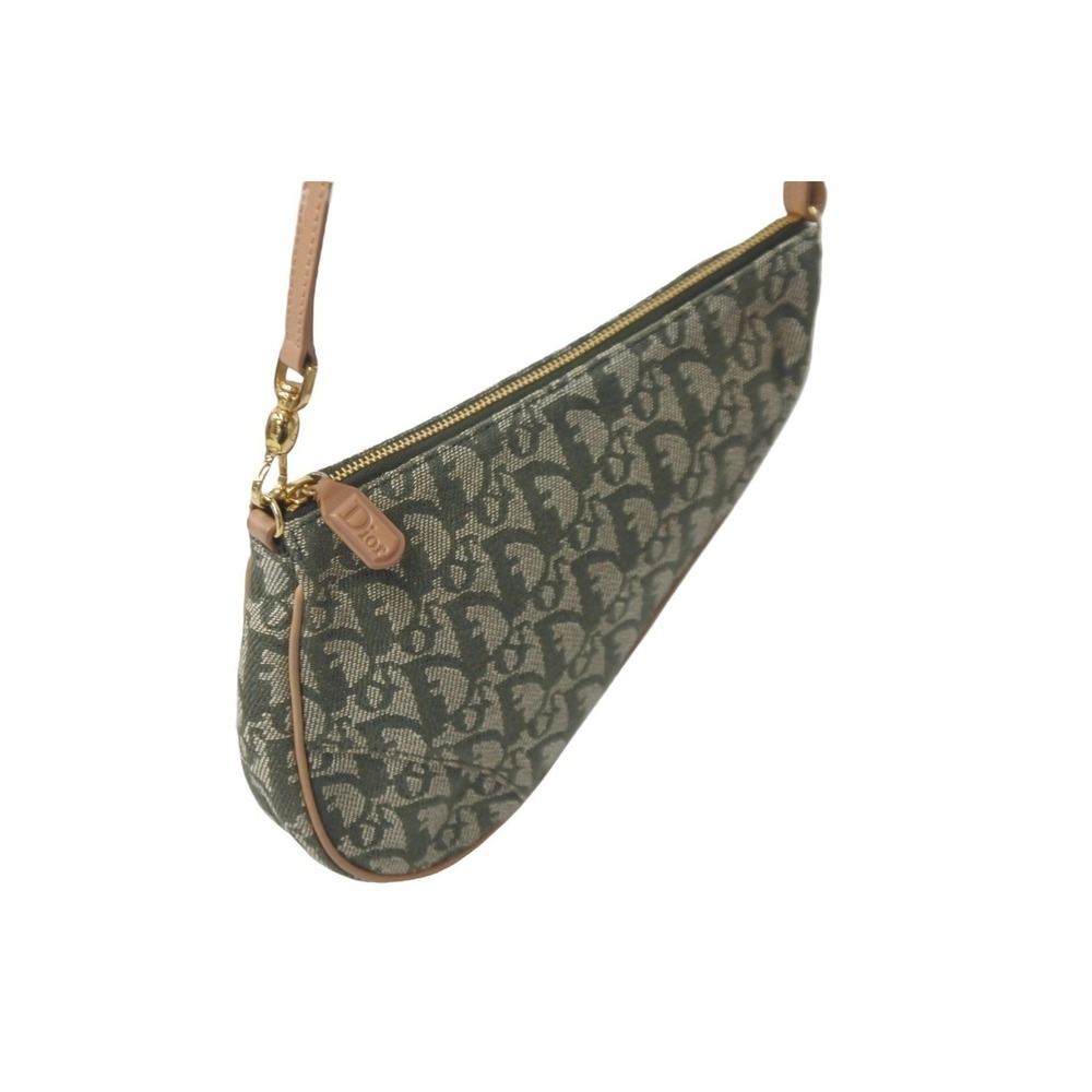 Dior Bag One Hobo Trotter Khaki Saddle Christian Shoulder - Picture 4 of 9